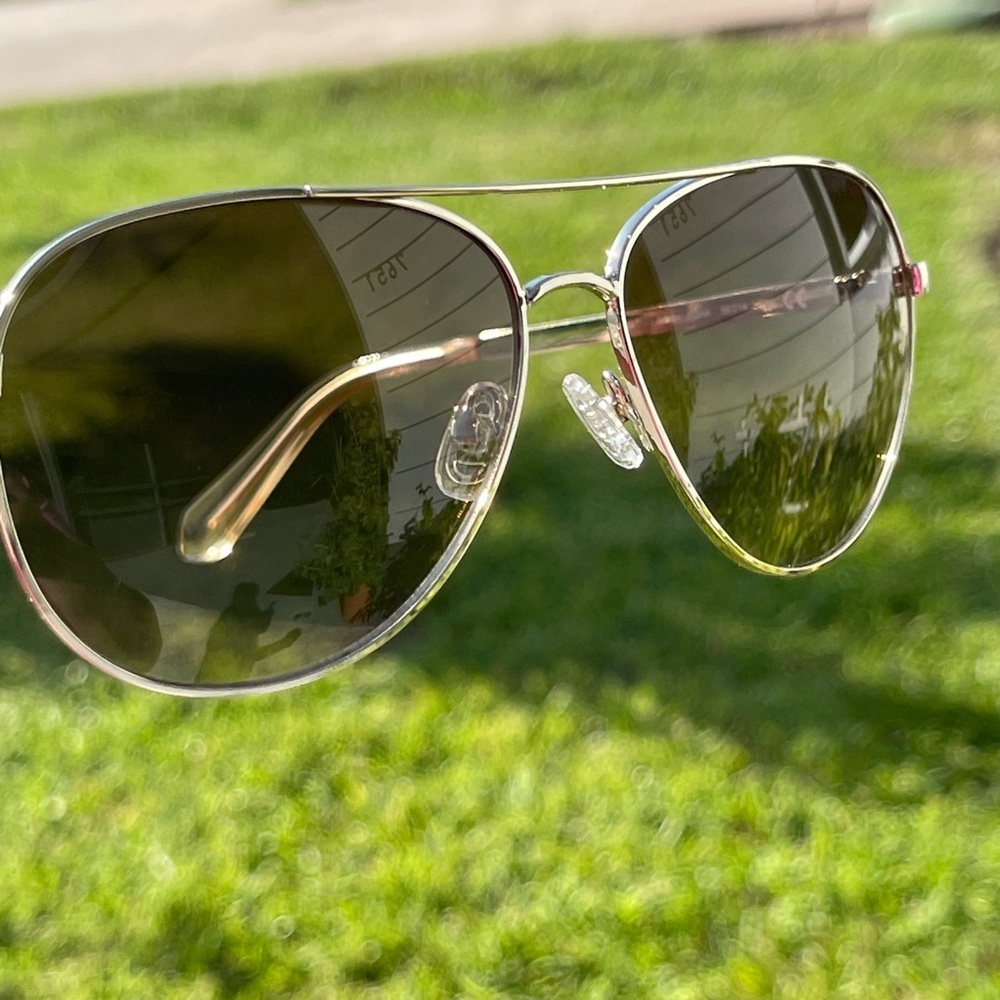♠️KATE SPADE NEW YORK Emmaline Sunglasses 58-14-140 Silver - Picture 6 of 12